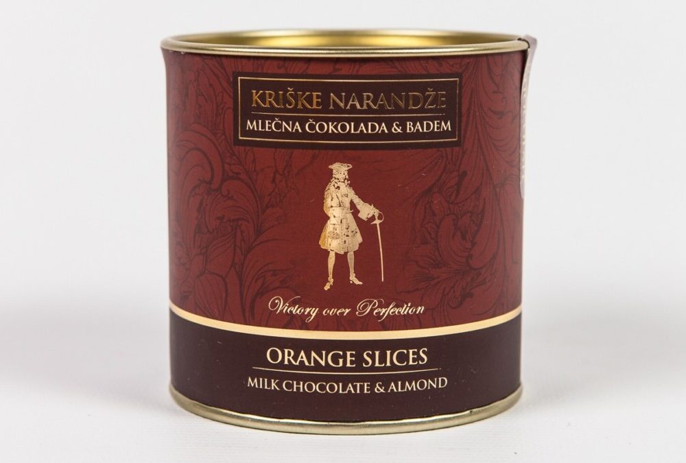 Eugen - kriske narandze mlecna cokolada i badem 120 g